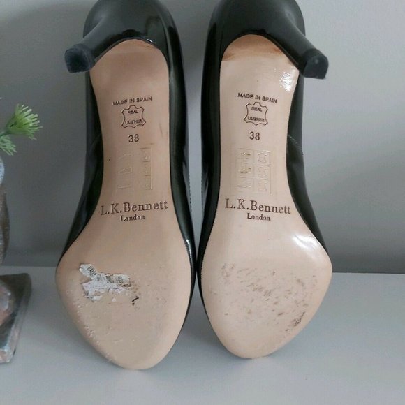 LK BENNETT Stila Courts Patent Leather Heels Pumps - Picture 7 of 8